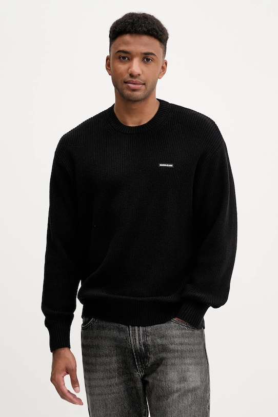 Хлопковый свитер Guess Jeans, черный
Хлопковый свитер Guess Jeans, черный