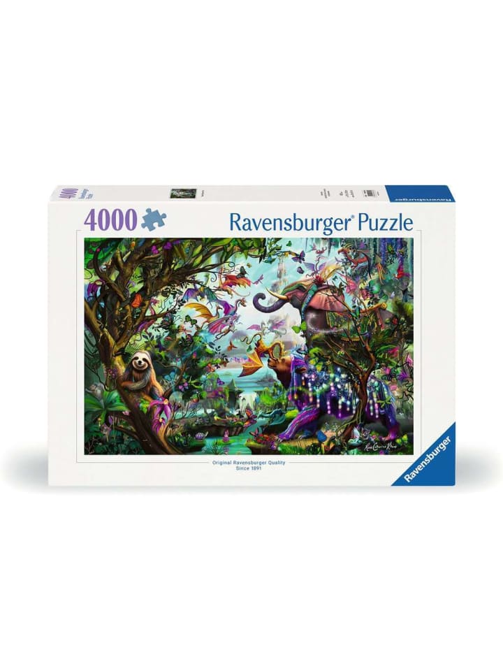 Пазл Ravensburger, 4000 деталей, «Драконы тропиков» в цвете
Пазл Ravensburger, 4000 деталей, «Драконы тропиков» в цвете