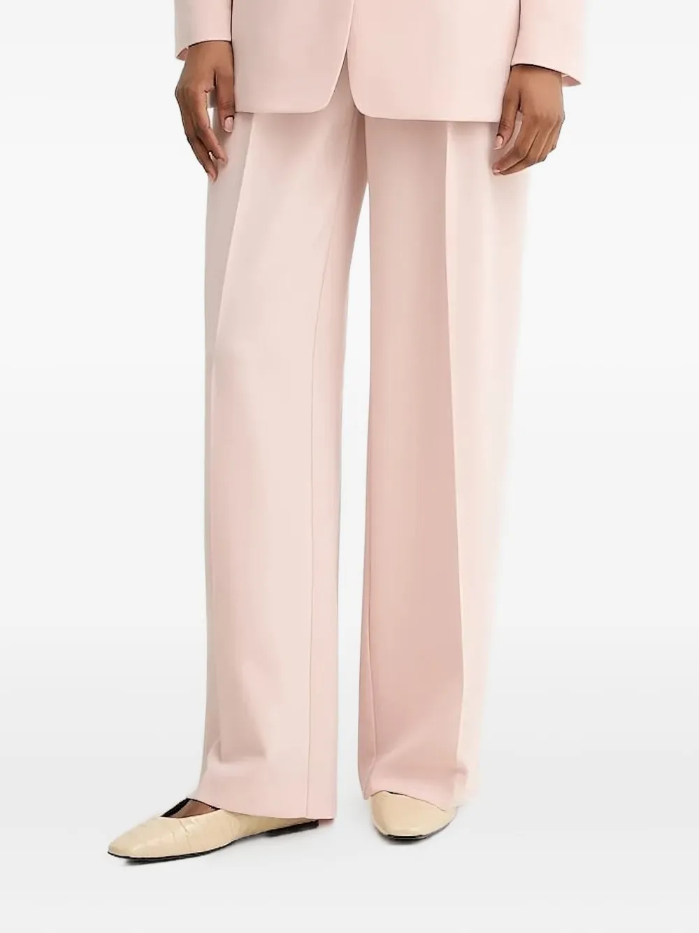 Брюки прямого кроя со складками BOSS, розовый 
Брюки прямого кроя со складками BOSS, розовый