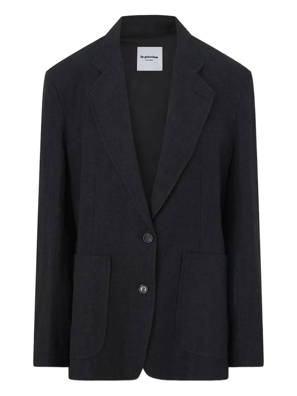 Льняной пиджак на одной пуговице La Piscine, синий
Льняной пиджак на одной пуговице La Piscine, синий