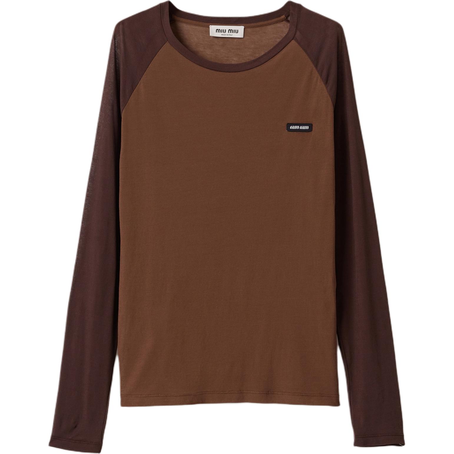 Футболка женская Cinnamon MIU MIU, коричневый
Футболка женская Cinnamon MIU MIU, коричневый