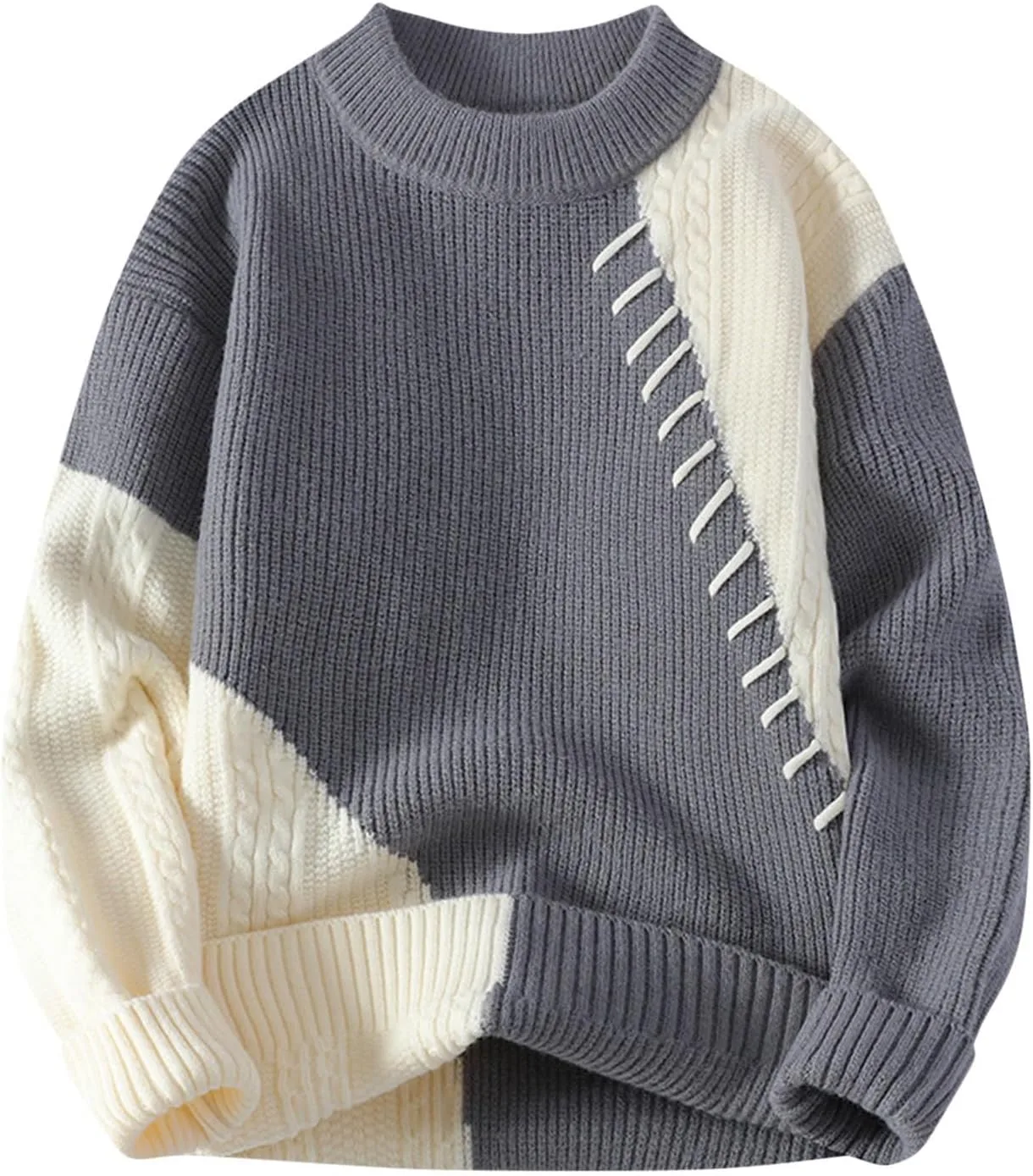 Мужской свитер с цветными блоками градиентный, лонгслив AQAYL
Мужской свитер с цветными блоками градиентный, лонгслив AQAYL