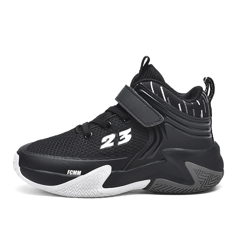 Противоскользящие дышащие баскетбольные кроссовки для детей FCMM, черный/белый
Противоскользящие дышащие баскетбольные кроссовки для детей FCMM, черный/белый