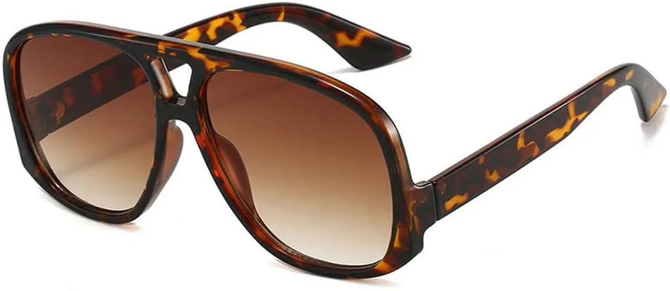 Модные солнцезащитные очки с двойной перемычкой для женщин, винтажные градиентные очки с защитой от УФ-излучения UV400, женские ретро-очки TKKTLLT, Leopard-brown
Модные солнцезащитные очки с двойной перемычкой для женщин, винтажные градиентные очки с защитой от УФ-излучения UV400, женские ретро-очки TKKTLLT, Leopard-brown