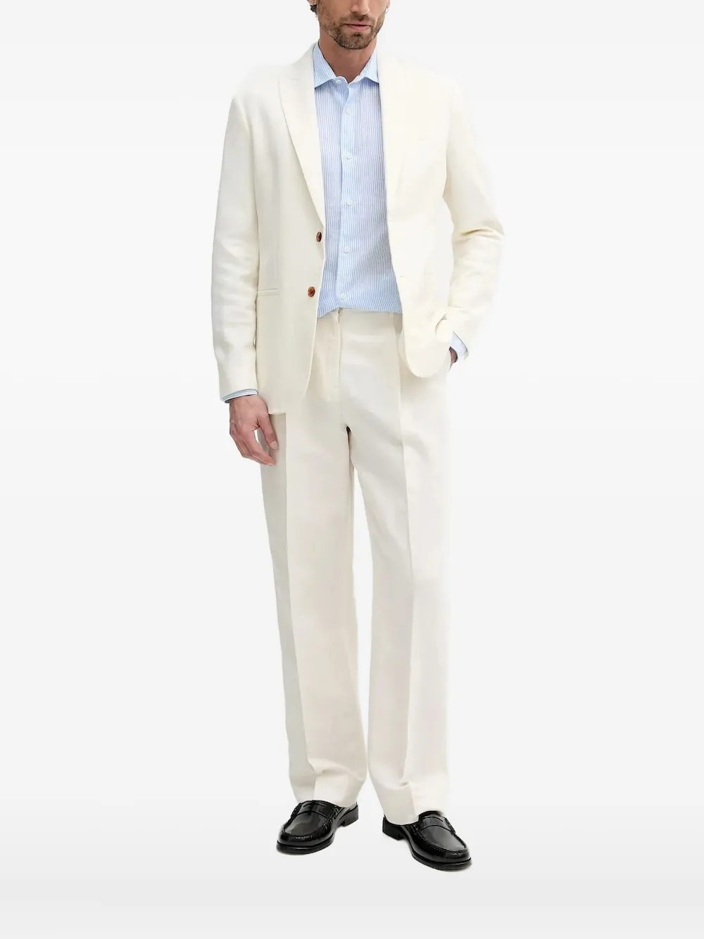 Льняная рубашка в полоску Mc2 Saint Barth, синий
Льняная рубашка в полоску Mc2 Saint Barth, синий