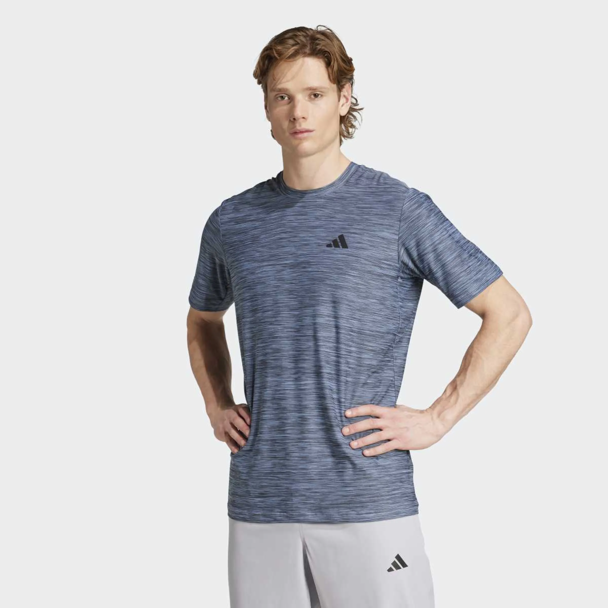 Мужская футболка Train Essentials Stretch Training Adidas, синий
Мужская футболка Train Essentials Stretch Training Adidas, синий