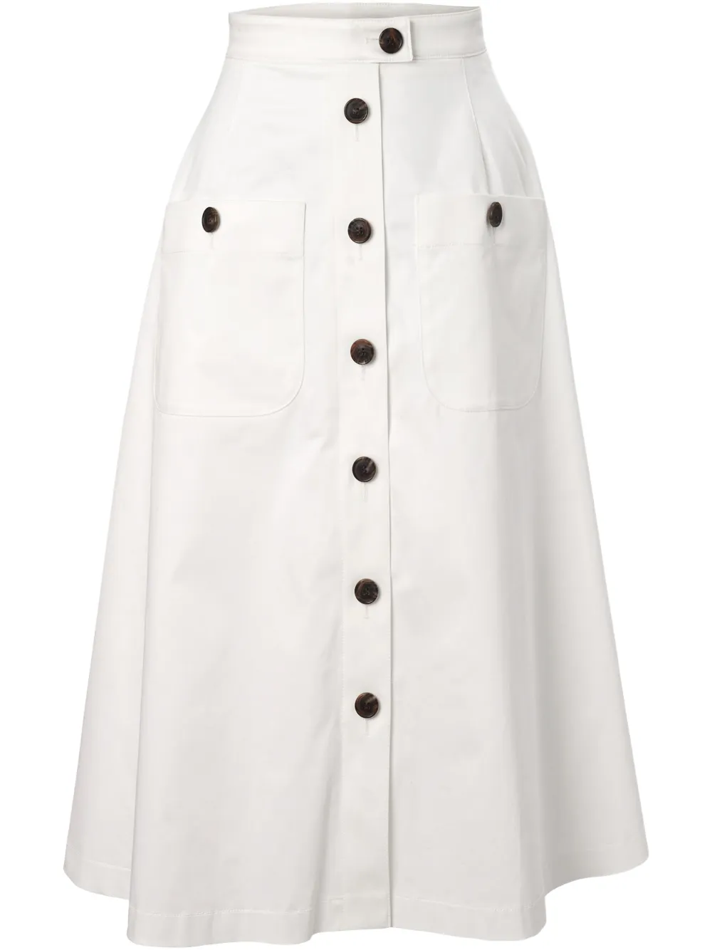 Поплиновая юбка миди Carolina Herrera, белый
Поплиновая юбка миди Carolina Herrera, белый