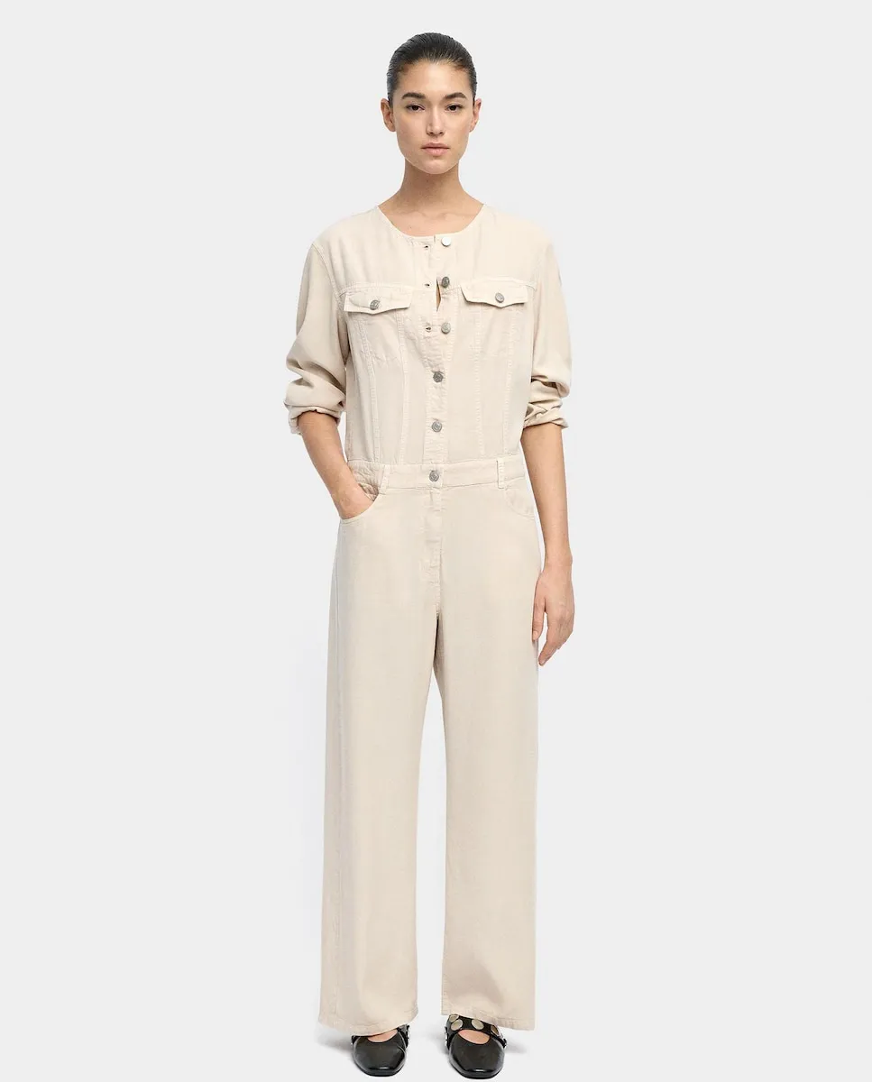 Комбинезон 100% лиоцел длинный с пуговицами, однотонный Parfois, бежевый
Комбинезон 100% лиоцел длинный с пуговицами, однотонный Parfois, бежевый