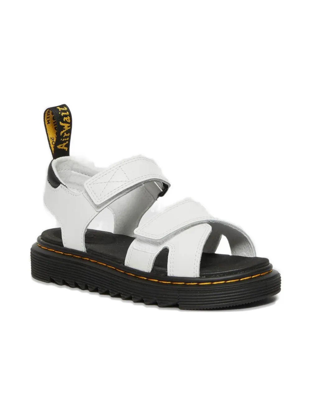 Кожаные сандалии с двумя ремешками Dr. Martens Kids, белый
Кожаные сандалии с двумя ремешками Dr. Martens Kids, белый