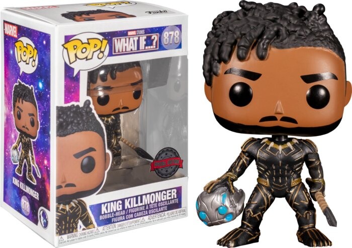 Funko POP! Фигурка «Что если King Killmonger 878 Se»
Funko POP! Фигурка «Что если King Killmonger 878 Se»