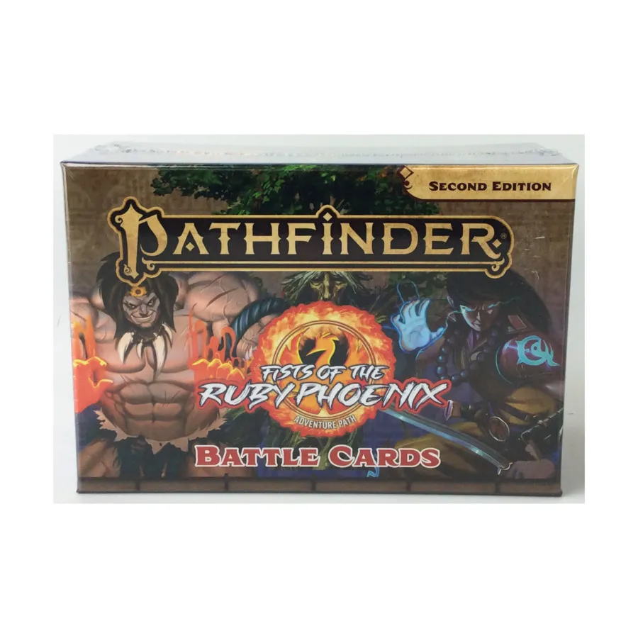 Бокс-сет Fists of the Ruby Phoenix Battle Cards, Pathfinder Roleplaying Game (2nd Edition) - Core & Assorted
Бокс-сет Fists of the Ruby Phoenix Battle Cards, Pathfinder Roleplaying Game (2nd Edition) - Core & Assorted