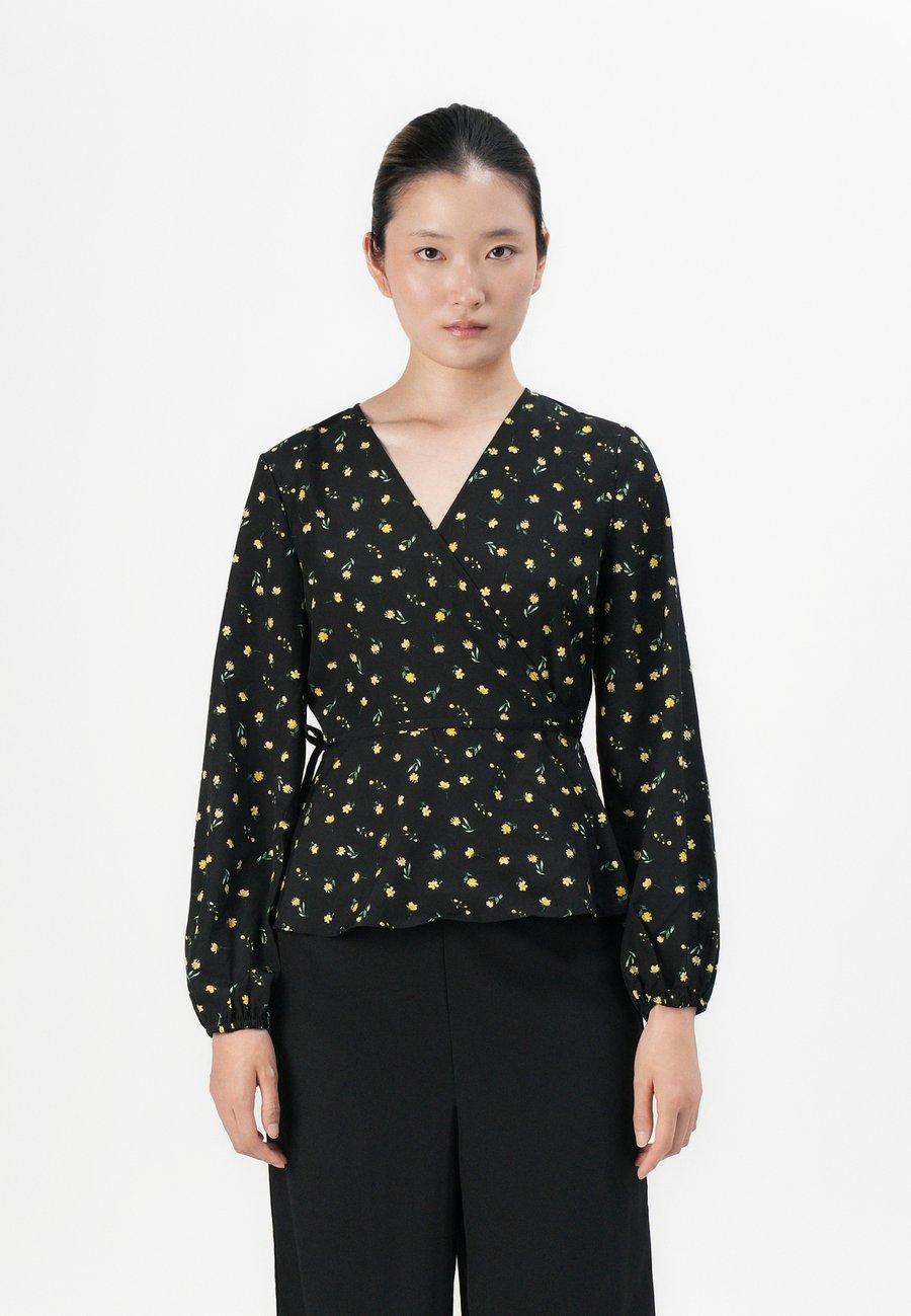 Блуза VILA VIELLIE PEPLUM WRAP, Black/Yellow/Black
Блуза VILA VIELLIE PEPLUM WRAP, Black/Yellow/Black