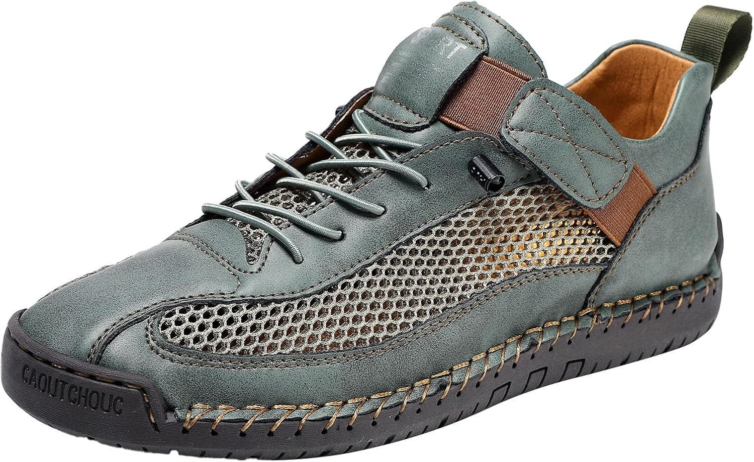 Мужские кожаные кроссовки с прорезями, удобные, с нескользящей мягкой подошвой, для тенниса и прогулок, повседневные модные с шнуровкой, дышащие, деловые оксфорды Generic, зеленый
Мужские кожаные кроссовки с прорезями, удобные, с нескользящей мягкой подошвой, для тенниса и прогулок, повседневные модные с шнуровкой, дышащие, деловые оксфорды Generic, зеленый