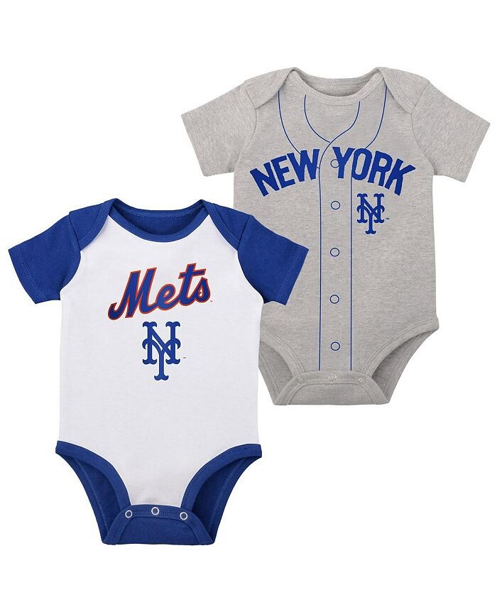 Комплект из двух боди Little Slugger New York Mets для мальчиков и девочек белого и серого цвета Хизер Outerstuff, белый
Комплект из двух боди Little Slugger New York Mets для мальчиков и девочек белого и серого цвета Хизер Outerstuff, белый