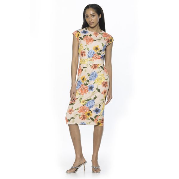 Женское платье-футляр с круглым вырезом, без рукавов и поясом, с цветочным принтом Alexia Admor, цвет sand floral
Женское платье-футляр с круглым вырезом, без рукавов и поясом, с цветочным принтом Alexia Admor, цвет sand floral