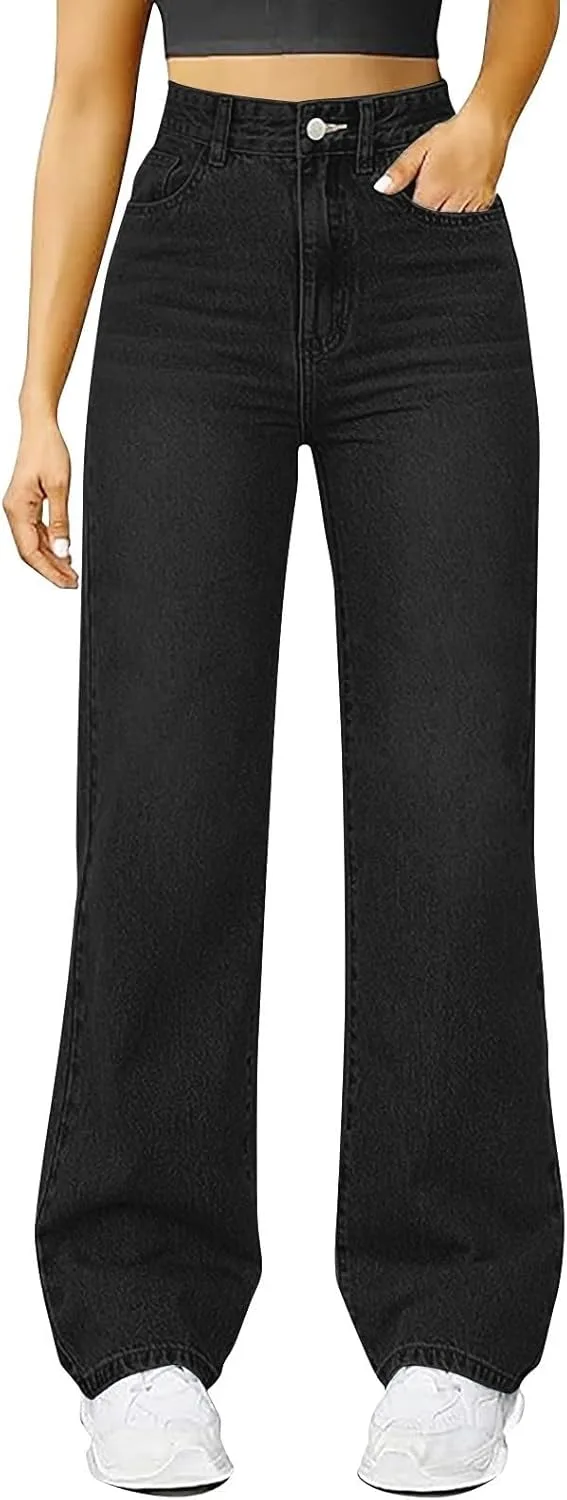 Джинсы женские Straight Wide Leg High Waisted
Джинсы женские Straight Wide Leg High Waisted