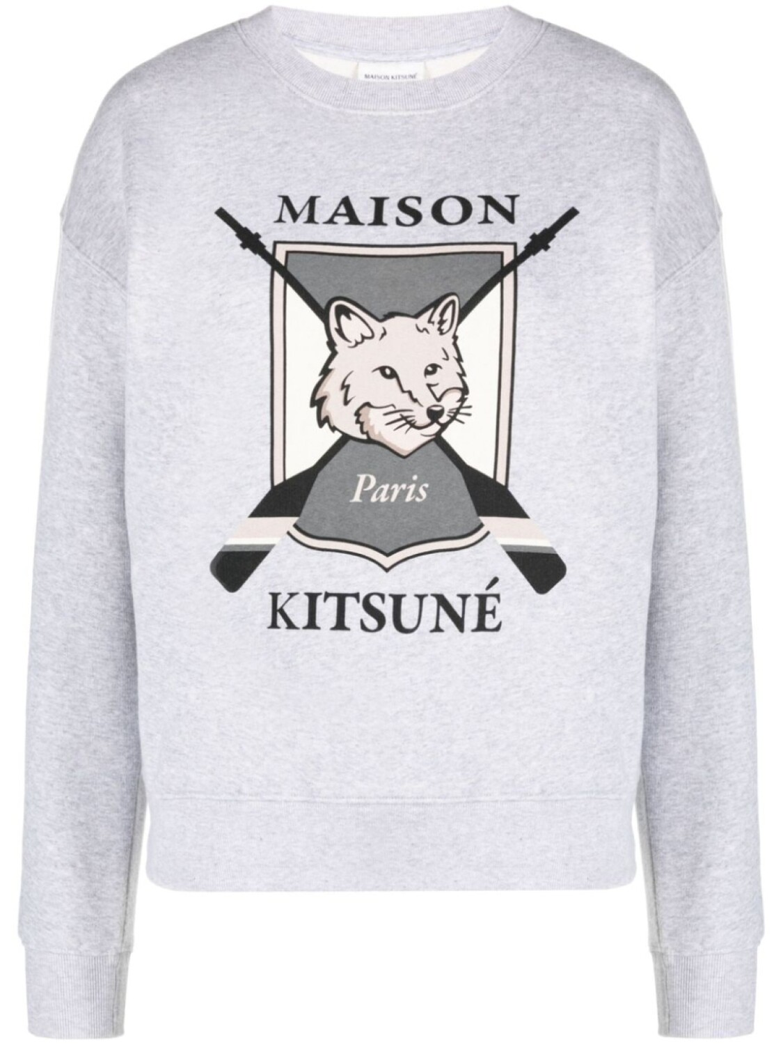 Maison Kitsuné меланжевая толстовка, серый
Maison Kitsuné меланжевая толстовка, серый