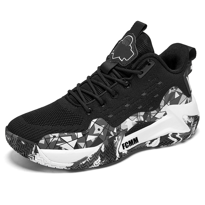 Противоскользящие и дышащие баскетбольные кроссовки для детей FCMM, черный/белый
Противоскользящие и дышащие баскетбольные кроссовки для детей FCMM, черный/белый