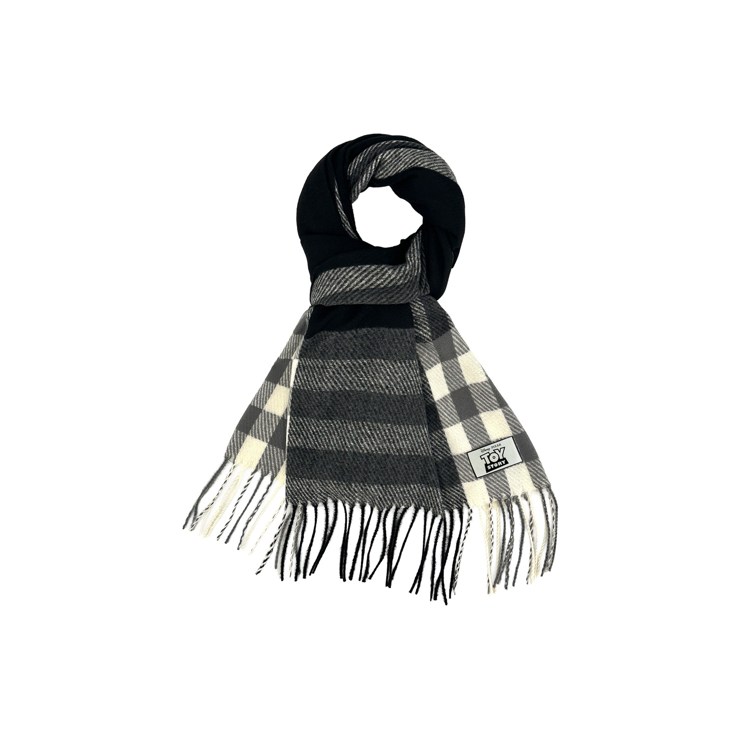 Disney Шарф вязаный унисекс Toy Story, Black Silver White Square
Disney Шарф вязаный унисекс Toy Story, Black Silver White Square