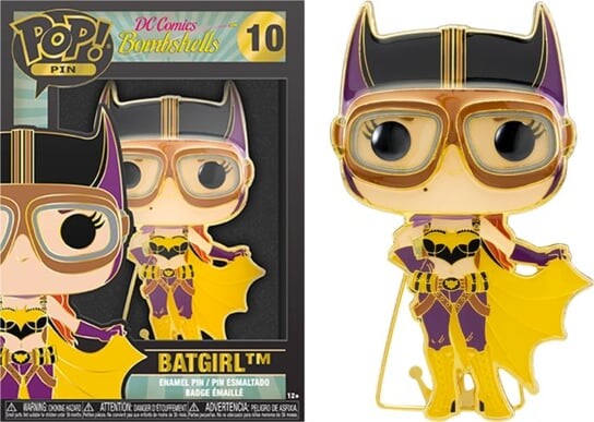 Комиксы DC — поп-большая эмалированная булавка № 11 — Бэтгёрл Funko
Комиксы DC — поп-большая эмалированная булавка № 11 — Бэтгёрл Funko