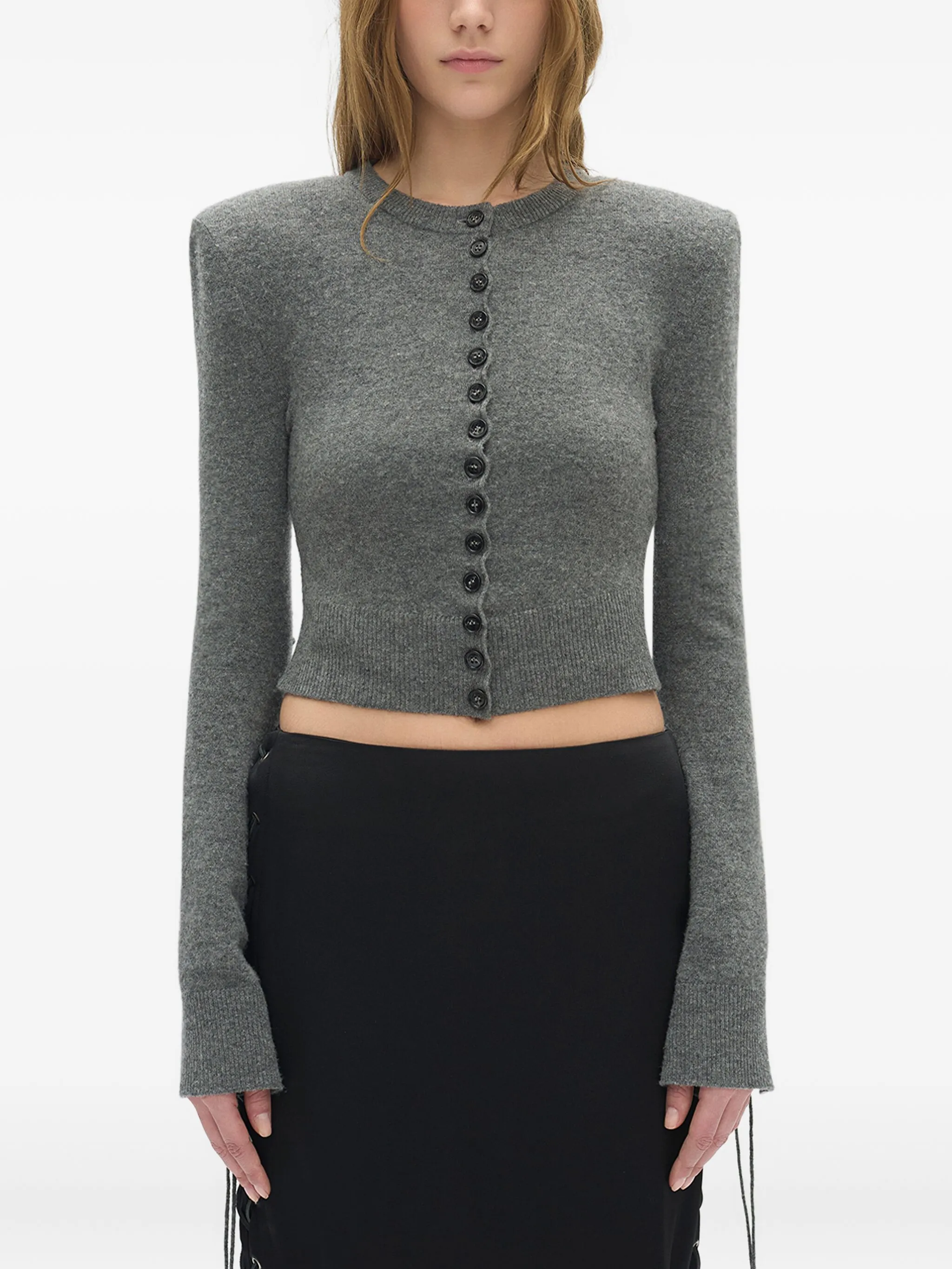 Шерстяной кардиган Jate Ann Demeulemeester, серый
Шерстяной кардиган Jate Ann Demeulemeester, серый