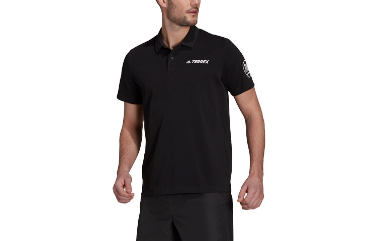 Рубашка поло мужская черная Adidas, черный
Рубашка поло мужская черная Adidas, черный