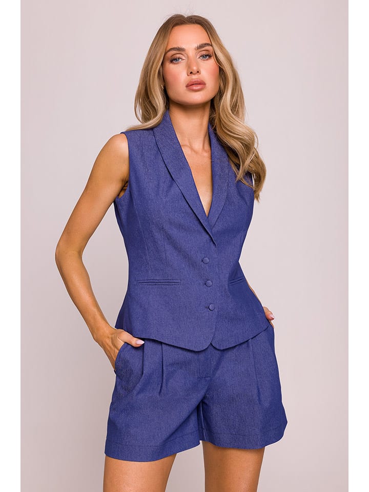 Жилет made of emotion, темно-синий
Жилет made of emotion, темно-синий