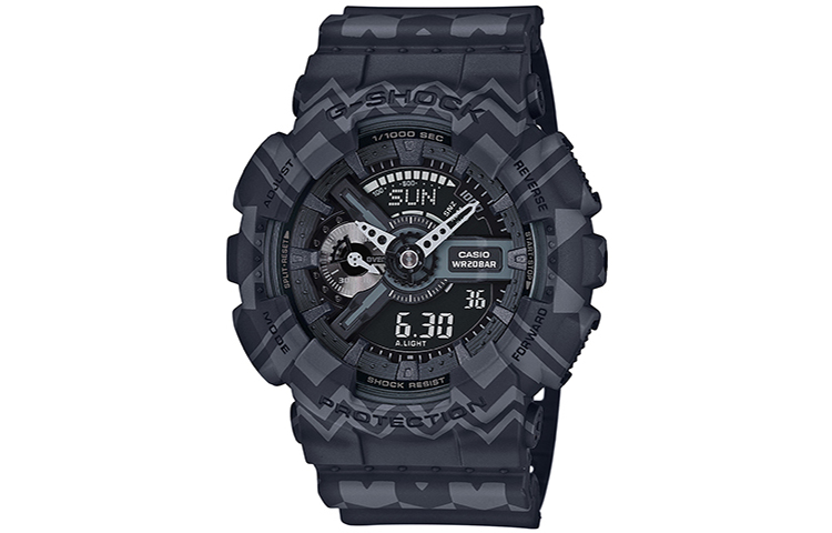 CASIO Мужские часы GA-110TP-1A серии Liquid Crystal/Analog Dual Display черного цвета
CASIO Мужские часы GA-110TP-1A серии Liquid Crystal/Analog Dual Display черного цвета