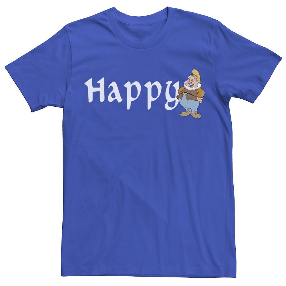 Мужская футболка Disney's Snow White Happy Leaning On Name Banner Licensed Character, цвет Royal
Мужская футболка Disney's Snow White Happy Leaning On Name Banner Licensed Character, цвет Royal