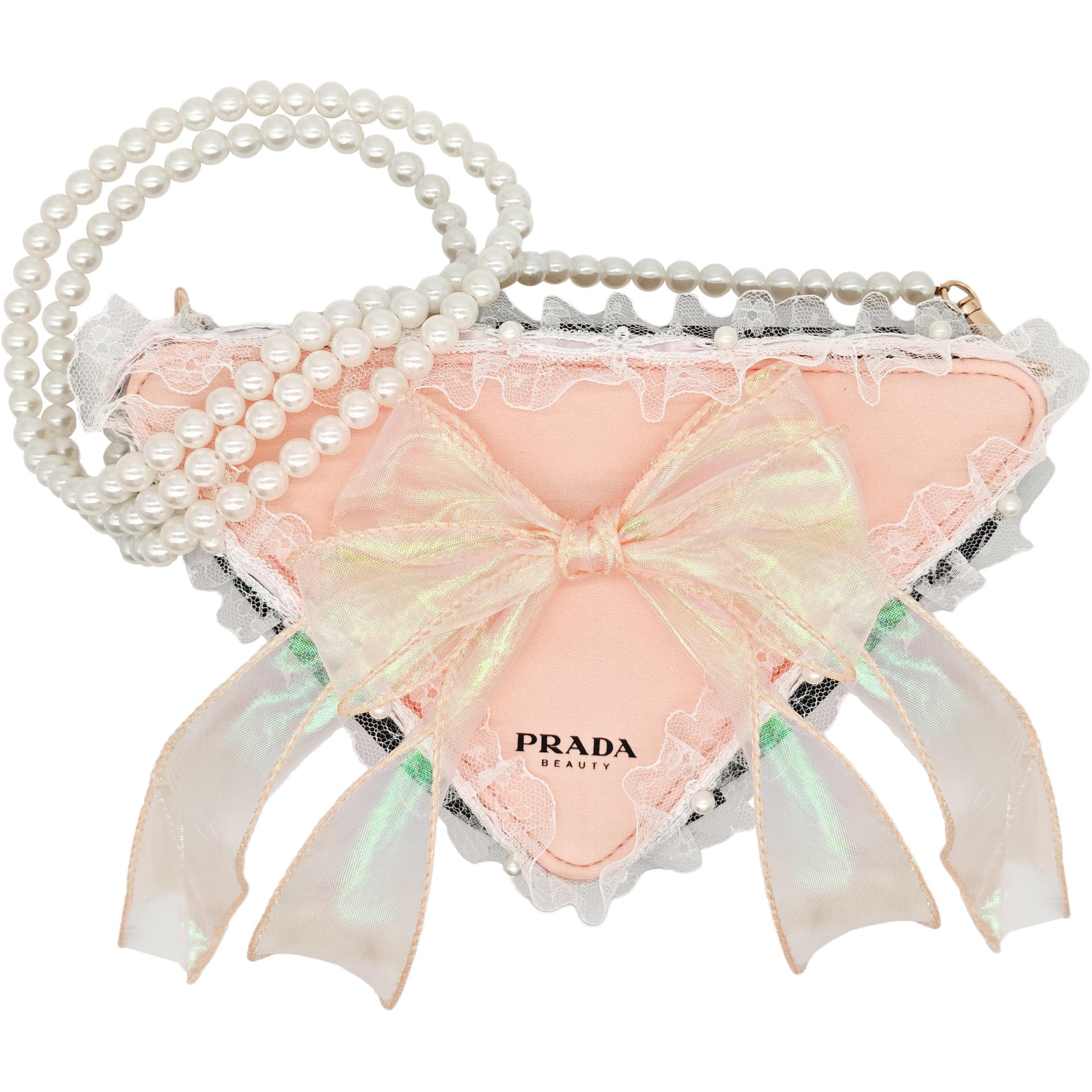 PRADA Yxyy снежинка double layer, современный романтичный, винтажная элегантная ткань, треугольная косметичка, косметические инструменты pink
PRADA Yxyy снежинка double layer, современный романтичный, винтажная элегантная ткань, треугольная косметичка, косметические инструменты pink