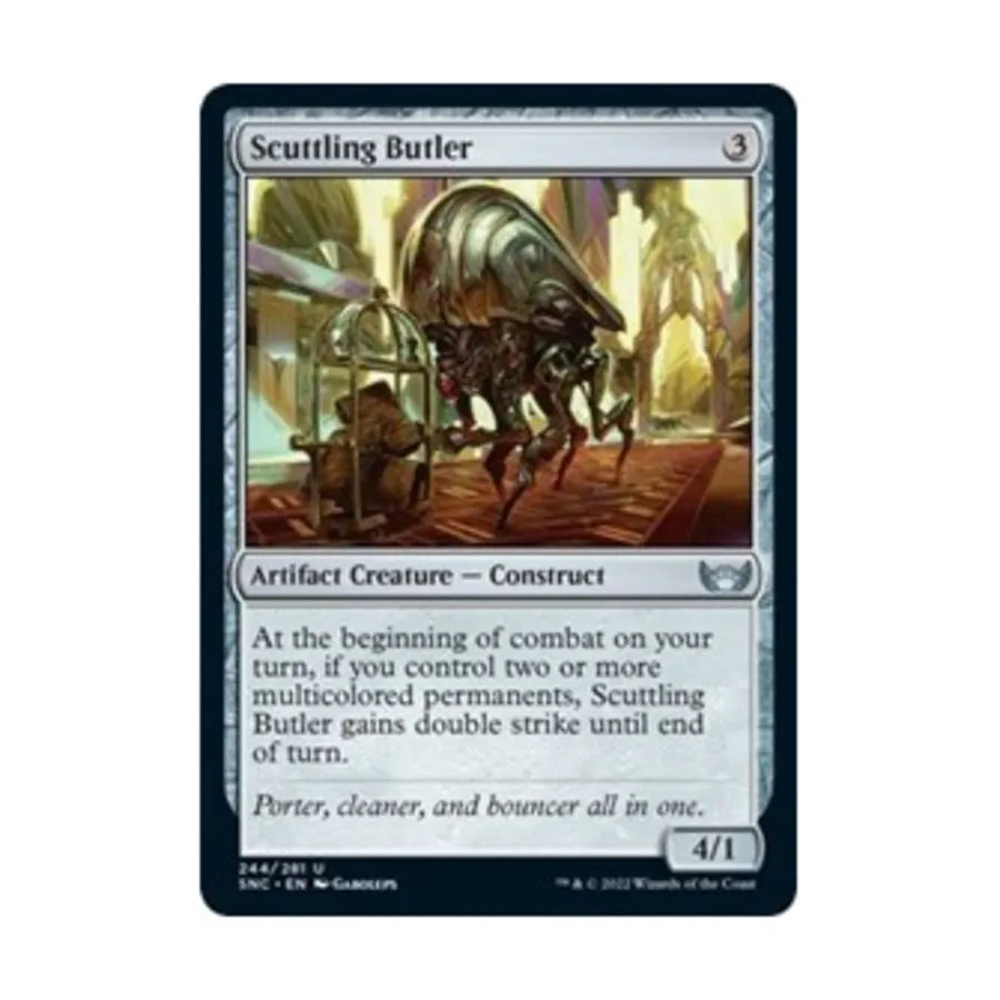 CCG Скаттлинг Батлер (U), MTG - Streets of New Capenna
CCG Скаттлинг Батлер (U), MTG - Streets of New Capenna