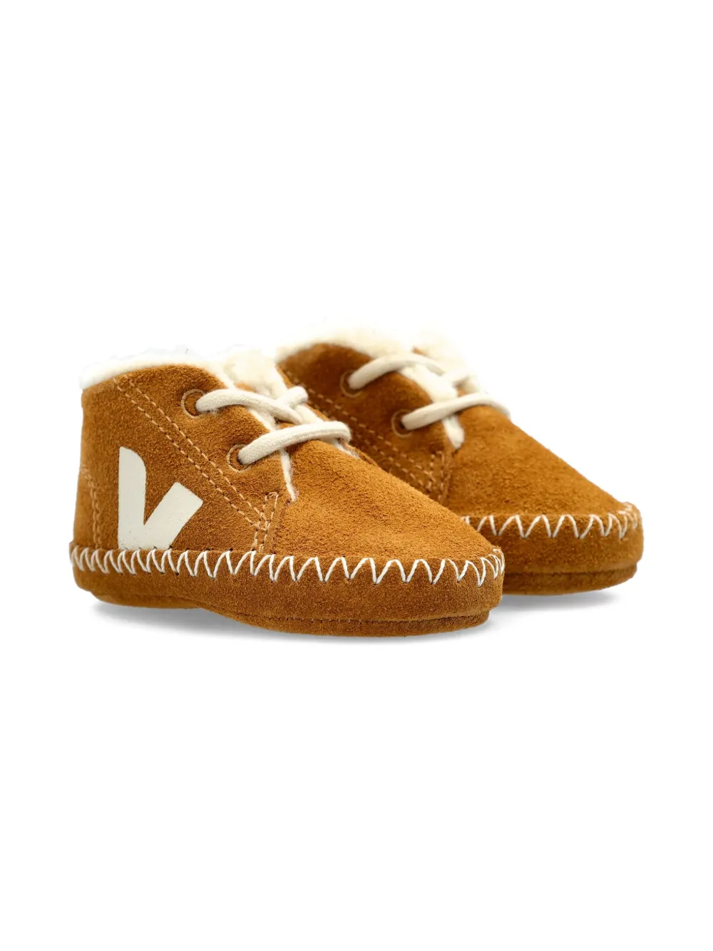 Пинетки с логотипом Veja Kids, коричневый
Пинетки с логотипом Veja Kids, коричневый