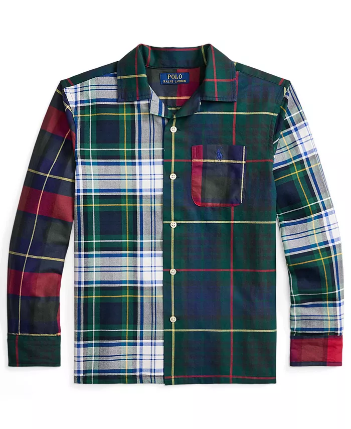 Мальчики 8-20 клетчатая оксфордская веселая рубашка с длинными рукавами Polo Ralph Lauren, мультиколор
Мальчики 8-20 клетчатая оксфордская веселая рубашка с длинными рукавами Polo Ralph Lauren, мультиколор
