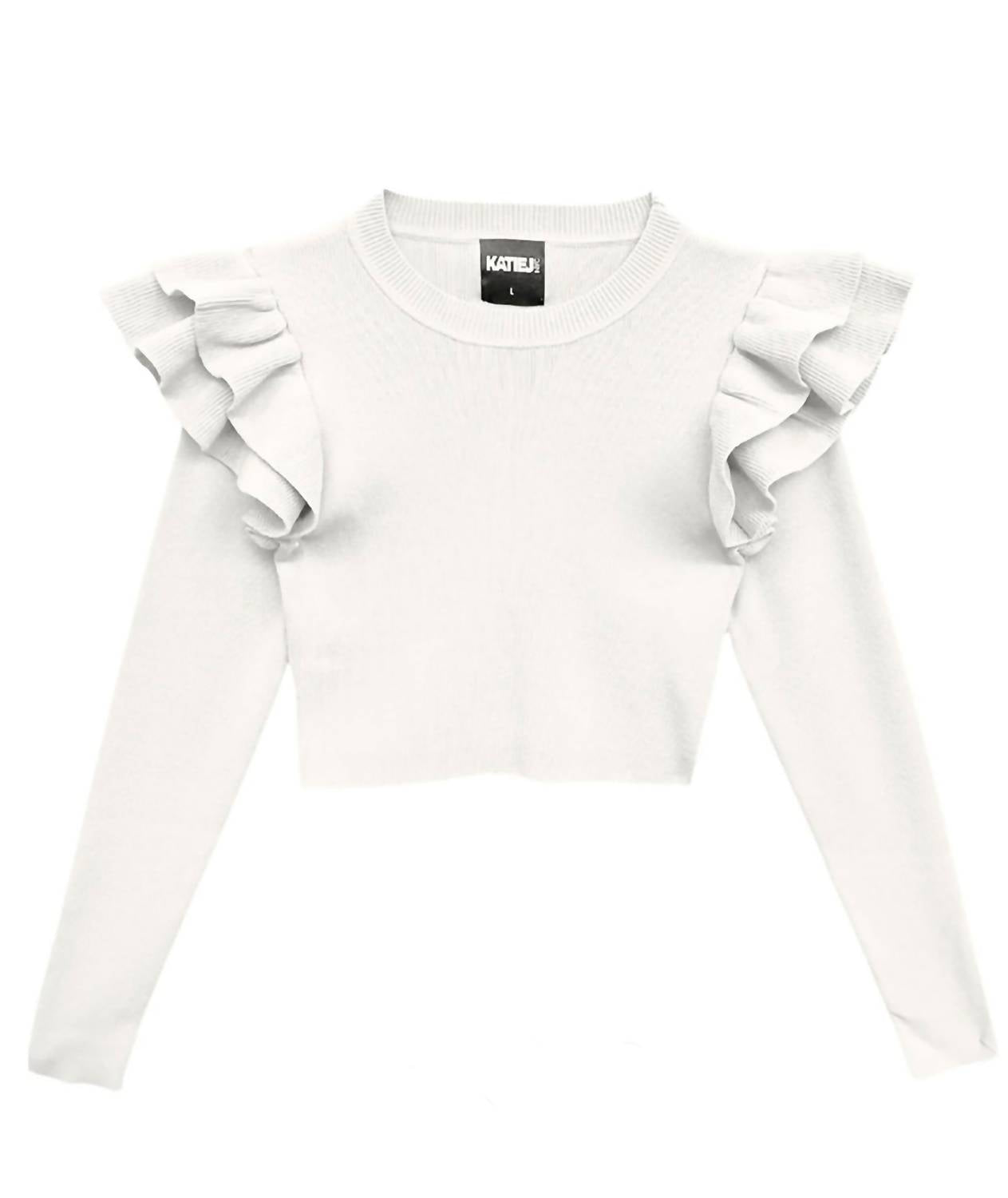 Длинный рукав топ Isla в белом цвете KatieJnyc
Длинный рукав топ Isla в белом цвете KatieJnyc