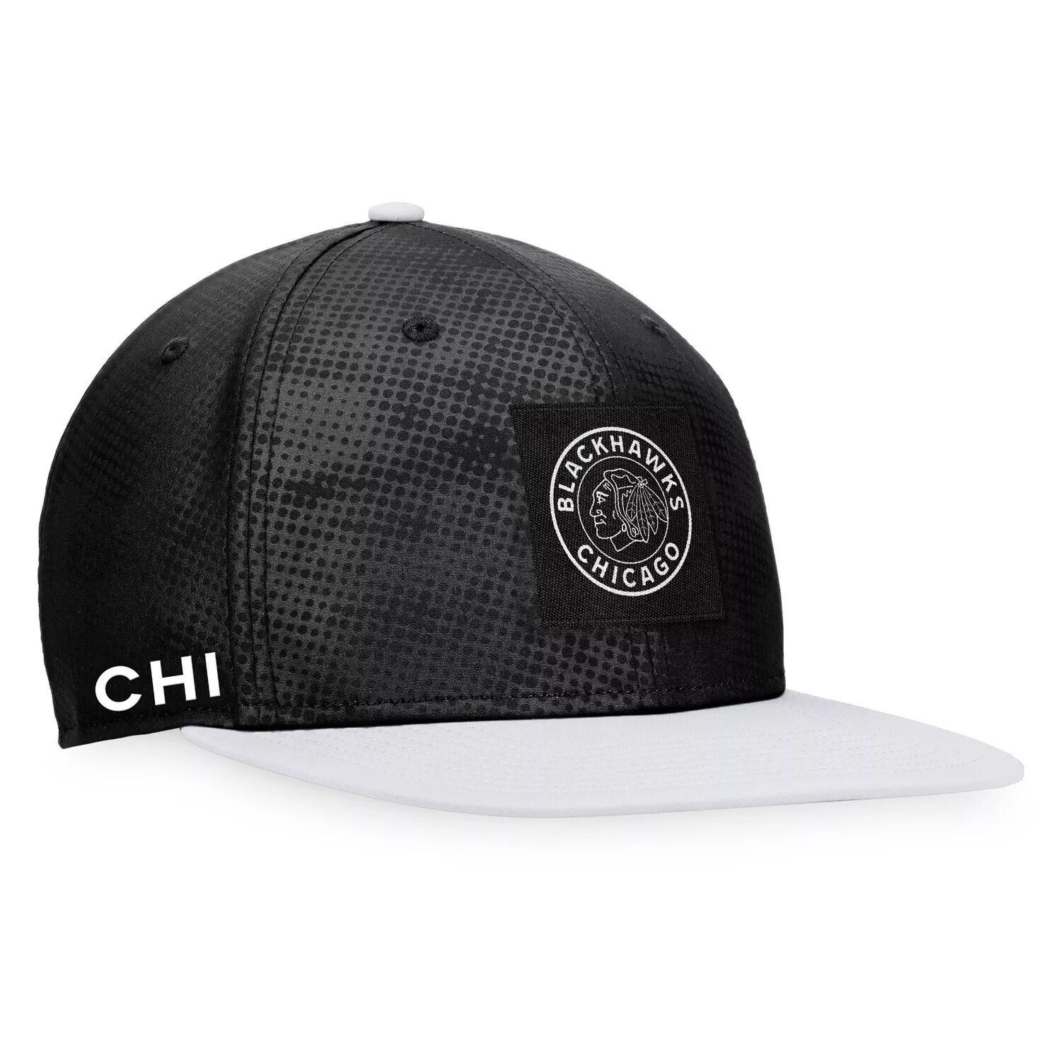 Мужская кепка Snapback с фирменным черным/белым логотипом Fanatics Chicago Blackhawks Authentic Pro с альтернативным логотипом
Мужская кепка Snapback с фирменным черным/белым логотипом Fanatics Chicago Blackhawks Authentic Pro с альтернативным логотипом