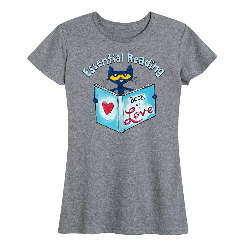 Женская футболка с рисунком «Пит, кот, книга любви» Licensed Character, цвет Heather Gray
Женская футболка с рисунком «Пит, кот, книга любви» Licensed Character, цвет Heather Gray