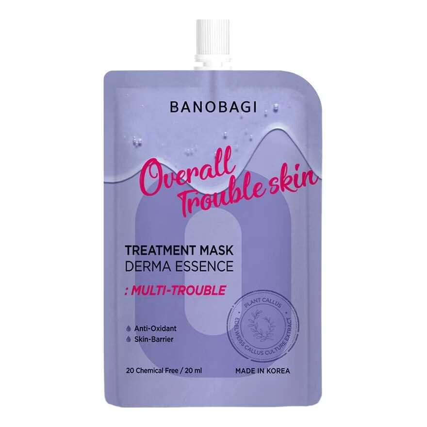 Banobagi Лечебная маска Derma Essence для проблемной кожи 20 мл. มาสก ์น้ำตบ เคลียร์ผ, Purple
Banobagi Лечебная маска Derma Essence для проблемной кожи 20 мл. มาสก ์น้ำตบ เคลียร์ผ, Purple