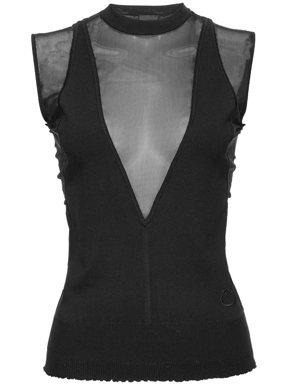 Топ с воротником-стойкой PINKO, черный
Топ с воротником-стойкой PINKO, черный