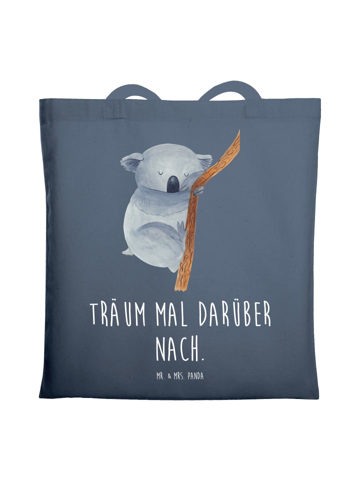 Сумка-шоппер Коала с надписью цвета индиго Mr. & Mrs. Panda
Сумка-шоппер Коала с надписью цвета индиго Mr. & Mrs. Panda