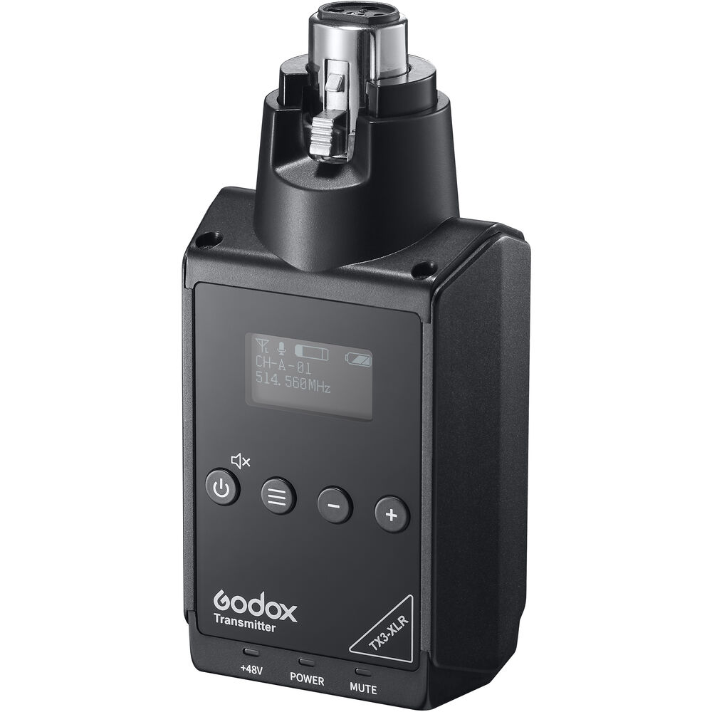 Беспроводной передатчик Godox TX3-XLR Plug-On Wireless Transmitter TX3-XLR
Беспроводной передатчик Godox TX3-XLR Plug-On Wireless Transmitter TX3-XLR