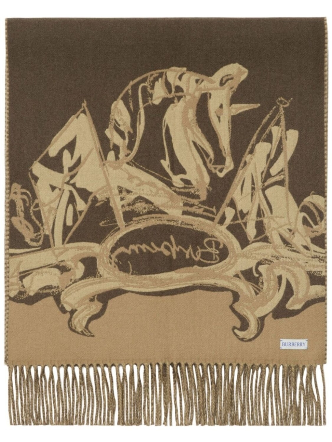 Шарф Tower Bridge Burberry, коричневый
Шарф Tower Bridge Burberry, коричневый