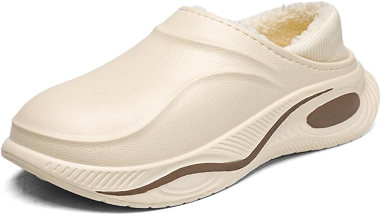 Тапочки Abborora для мужчин с эффектом памяти, флисовая подкладка, закрытый носок, водонепроницаемые, противоскользящие, зимние теплые тапочки для дома, бежевый
Тапочки Abborora для мужчин с эффектом памяти, флисовая подкладка, закрытый носок, водонепроницаемые, противоскользящие, зимние теплые тапочки для дома, бежевый