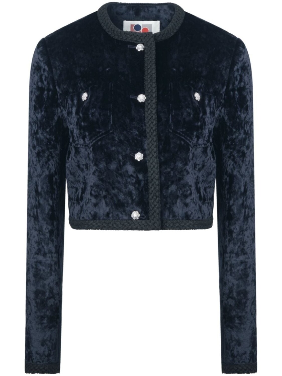 Ports 1961 двубортный укороченный жакет, синий
Ports 1961 двубортный укороченный жакет, синий