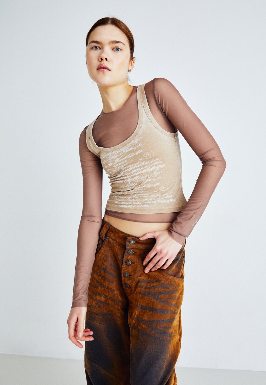 Топ с длинными рукавами BURNOUT LAYERED Jaded London, темно-коричневый
Топ с длинными рукавами BURNOUT LAYERED Jaded London, темно-коричневый