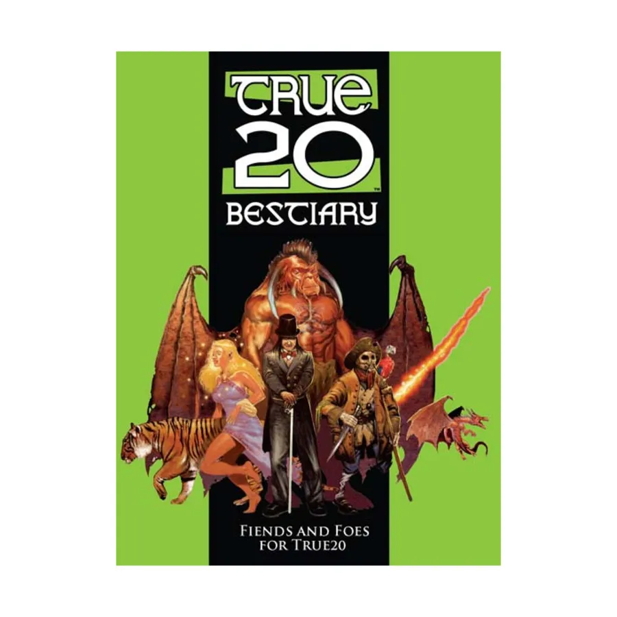 True20 Bestiary, True20 Adventure Roleplaying (Green Ronin Publishing), мягкая обложка
True20 Bestiary, True20 Adventure Roleplaying (Green Ronin Publishing), мягкая обложка