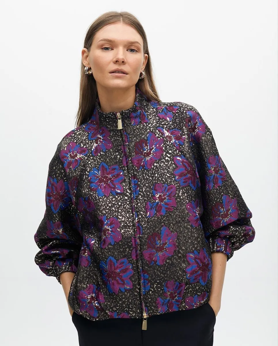 Женская куртка с цветочным принтом и молнией Lola Casademunt, серый/розовый
Женская куртка с цветочным принтом и молнией Lola Casademunt, серый/розовый