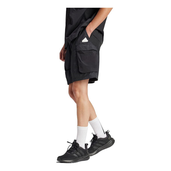 Шорты городские побег шорты карго Adidas, черный 
Шорты городские побег шорты карго Adidas, черный
