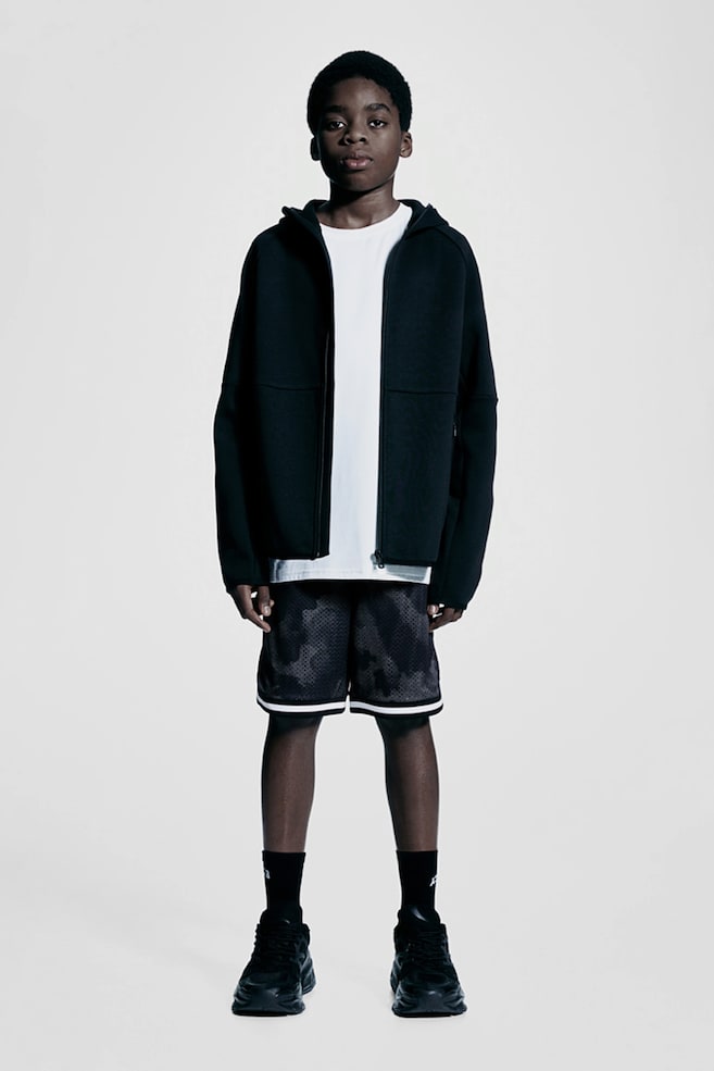 Баскетбольные шорты из драймува H&M, черный
Баскетбольные шорты из драймува H&M, черный