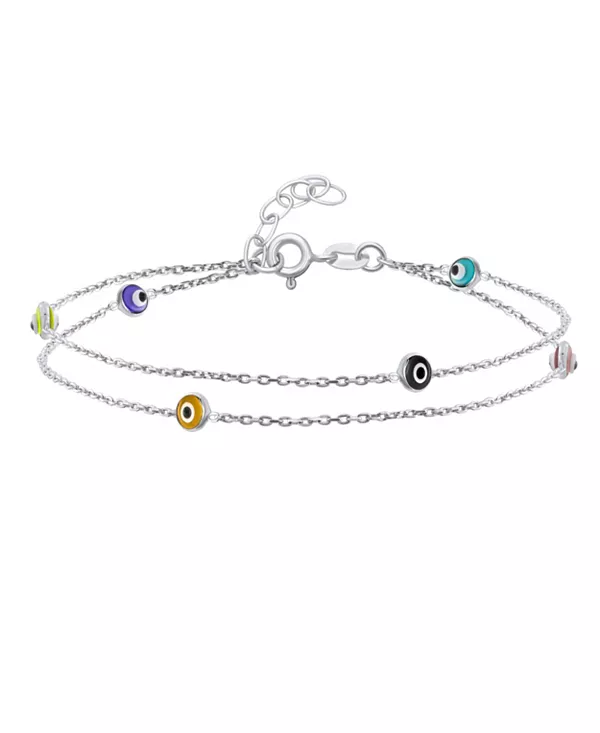 Амулет защиты, минималистичный, двухрядный, браслет на лодыжку от сглаза, стерлинговое серебро, регулируемый, 8,5–9,5 дюймов Bling Jewelry, multi-color
Амулет защиты, минималистичный, двухрядный, браслет на лодыжку от сглаза, стерлинговое серебро, регулируемый, 8,5–9,5 дюймов Bling Jewelry, multi-color