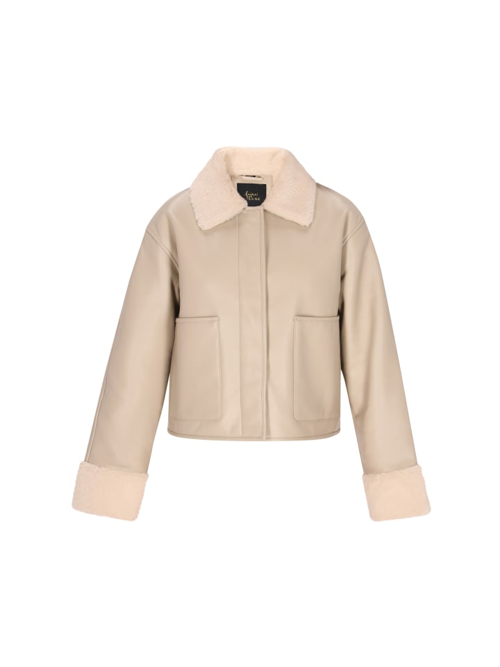 Кожаная куртка faina, кремовый
Кожаная куртка faina, кремовый